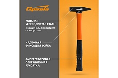 Слесарный молоток Sparta 300 г, фибергласовая обрезиненная рукоятка 10373