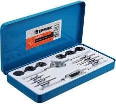 Набор метчиков и плашек Ермак 14 предметов М3-М10 657-002