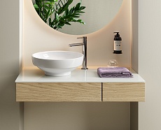 Раковина VitrA Water Jewels 4334B003-1361 низкая, 40 cм антибактериальная глазурь VitrA Hygiene