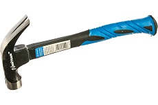 Молоток Плотника 560г с гнутым гвоздодёром, кованым, магнитным бойком UNITRAUM UN-MBCH560