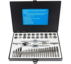 Набор метчиков и плашек Forsage 50 предметов в метал. кейсе 8766 F-M050-3