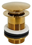 Донный клапан Cezares ECO-SC-BORO без перелива, брашированное золото
