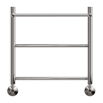 Полотенцесушитель водяной Point PN04155P П2 50x50, с полкой, хром