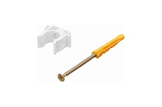 Крепежный набор Супримпласт для труб D16, фиксатор D16, саморез, дюбель 4FFD16_02H