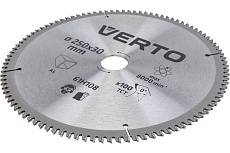 Диск отрезной по алюминию (250x30 мм; 100 зубьев) Verto 61H108
