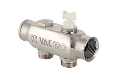 Коллектор из нержавеющей стали Valtec 50 мм, 1х10 выходов, 3/4 Евроконус VTc.505.SS.060510