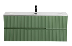 Тумба с раковиной Cezares Duet-N 120 см Фисташковый Софт