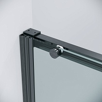 Душевая дверь Grossman Galaxy 100x195 прозрачное, графит сатин 100.K33.01.100.42.00