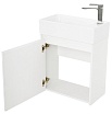 Тумба с раковиной BelBagno Kraft Mini 50 см Bianco Opaco, L