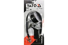 Пистолет для накачивания колес Yato с манометром YT-2370