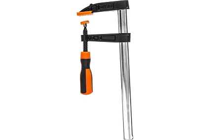 Струбцина Bohrer F-тип 250x80мм двухкомпонентная рукоятка 47525080