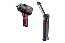 Пневматический ударный гайковерт Mighty Seven 1/2", 1088 Нм, фонарь PNC-4299Q