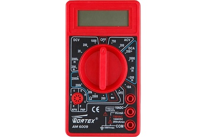 Мультиметр цифровой Wortex AM 6009 AM6009000014