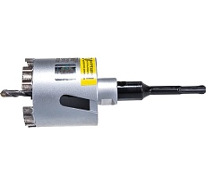 Коронка алмазная по бетону Laser Five Teeth 72 мм Hilberg HP272