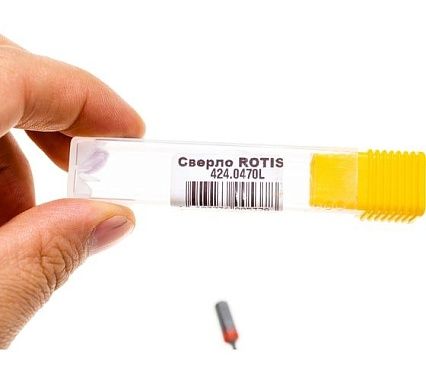 Сверло присадочное монолитное сквозное (3.5x35x70 мм; S=10x30 мм; RH) ROTIS 424.03.570R