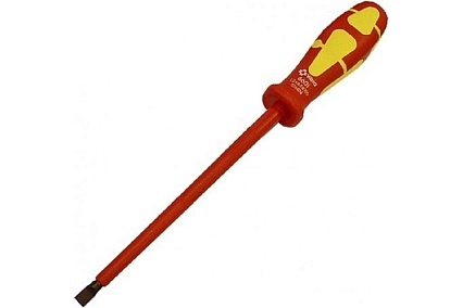Диэлектрическая шлицевая отвертка WERA 600 i SL VDE Kraftkant Classic 1.2 x 8 x 175 мм WE-016405