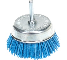 Щетка чашка нейлоновая ZrO2 ПРОФИ (75х6 мм) для дрели Skrab 35328