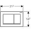 Кнопка смыва Geberit Omega 30 115.080.KK.1