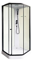 Душевая кабина Parly P91B 90x90 прозрачное стекло, черный