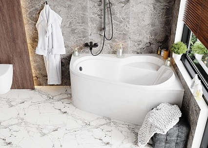 Акриловая ванна VagnerPlast Selena 160x105 L/R