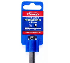 Бур по бетону SDS-plus Professional 8x110 мм Tsunami T10610200008110