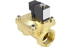 Электромагнитный клапан DN.ru VS2W-400V-PU-NC Ду40 Ру10 латунь пилотный VITON 220В AC D130-01495