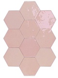 Плитка WOW Zellige Hexa Pink 10,8x12,4 см, 122082