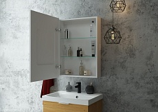 Зеркальный шкаф Континент Allure LED 55x80 с подсветкой, левый МВК002