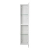Шкаф пенал BelBagno Uno 33 см Темно-серый матовый UNO-1600-1A-SC-GSO
