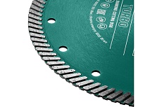 Диск алмазный отрезной турбо по бетону и кирпичу Kraftool Turbo 125х22 мм 36682-125