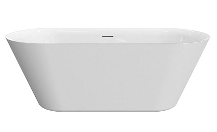 Акриловая ванна AQUAme AQM3501GW 167x75 см белый глянец