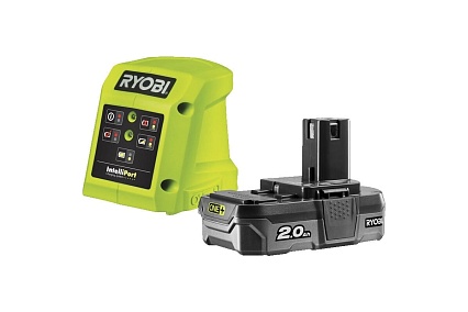Набор аккумулятор (18 В; 2.0 Ач; Li-Ion) + зарядное устройство RC18115-120VSE Ryobi 5133004897