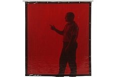 Защитная штора Red 2000x1400x0.4 мм FABTEC 63942