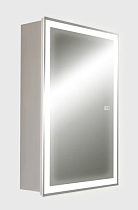 Зеркальный шкаф AQUAme 60X80 см белый, с подсветкой, антипар AQM9201