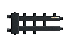 Коллектор Warme с гидрострелкой компактный на 4 контура WKD.R.60.K.2+1+1