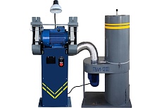 Точильно-шлифовальный станок Металлица ТШ-3ДБ-П, 2 сегмента АА0026