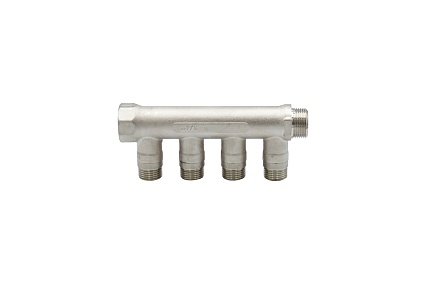 Коллектор VRT 3/4"x1/2", с отсечными кранами, 4 выхода 531863