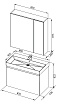 Мебель для ванной Aquanet Йорк 85 см белый глянец