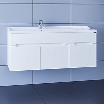 Мебель для ванной Санта Лондон 120 см, подвесная (рак.Сириус 120), белый