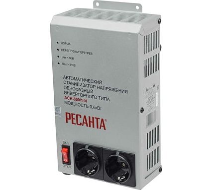 Стабилизатор инверторного типа Ресанта АСН-600/1-И 63/6/36
