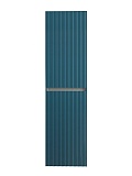 Шкаф пенал Art&Max Elegant 40 см Аквамарин AM-ELEGANT-1500-2А-SO-AQ-LED-P