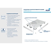 Поддон для душа RGW ST-W 16152716-01 160x70 белый