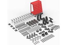 Комплект оснастки  187 пр. для сварочного стола (Профессиональный) Keepler-Stan УФ-00018057