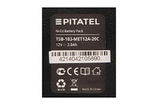 Аккумуляторная батарея ZeepDeep tsb-103-met12a-20c (p/n: 6.02151.50), ni-cd 12v 2ah 860711