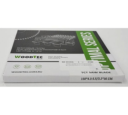 Пила подрезная коническая 150x4.3-5.5/3.2х30 мм, Z36 Woodtec ВИ 343326