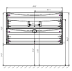 Мебель для ванной Vincea Mia 90 см (под раковину VCB-3M900) G.White