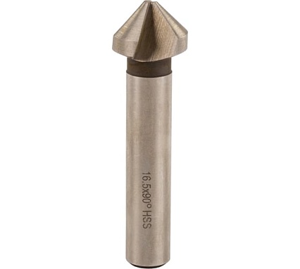 Зенковка HSS, 16.5х60 мм, 3T, 90G, хвостовик 10 мм Makita D-37471