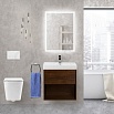 Тумба с раковиной BelBagno Neon 60 см, 1 ящик, Rovere Scuro