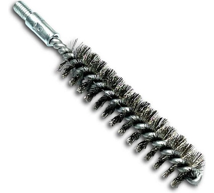 Щетка ерш Lessmann Д18x80x115мм М6, ROF 0,15мм 500518