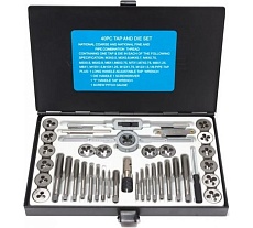 Набор метчиков и плашек Forsage 40 предметов в метал. кейсе 7898 F-M040-1